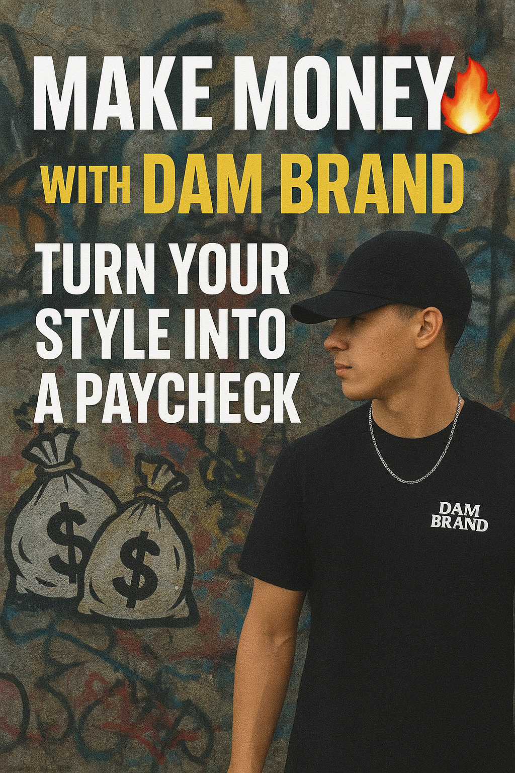 💰 Make Money with DAM BRAND — Turn Your Style Into a Paycheck