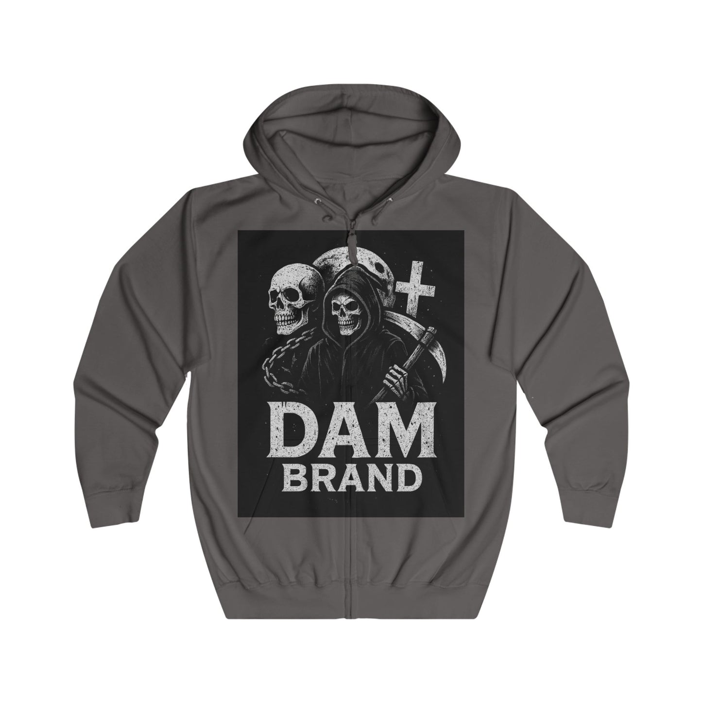 DAM BRAND® Gothic Graphic Halloween Hoodie