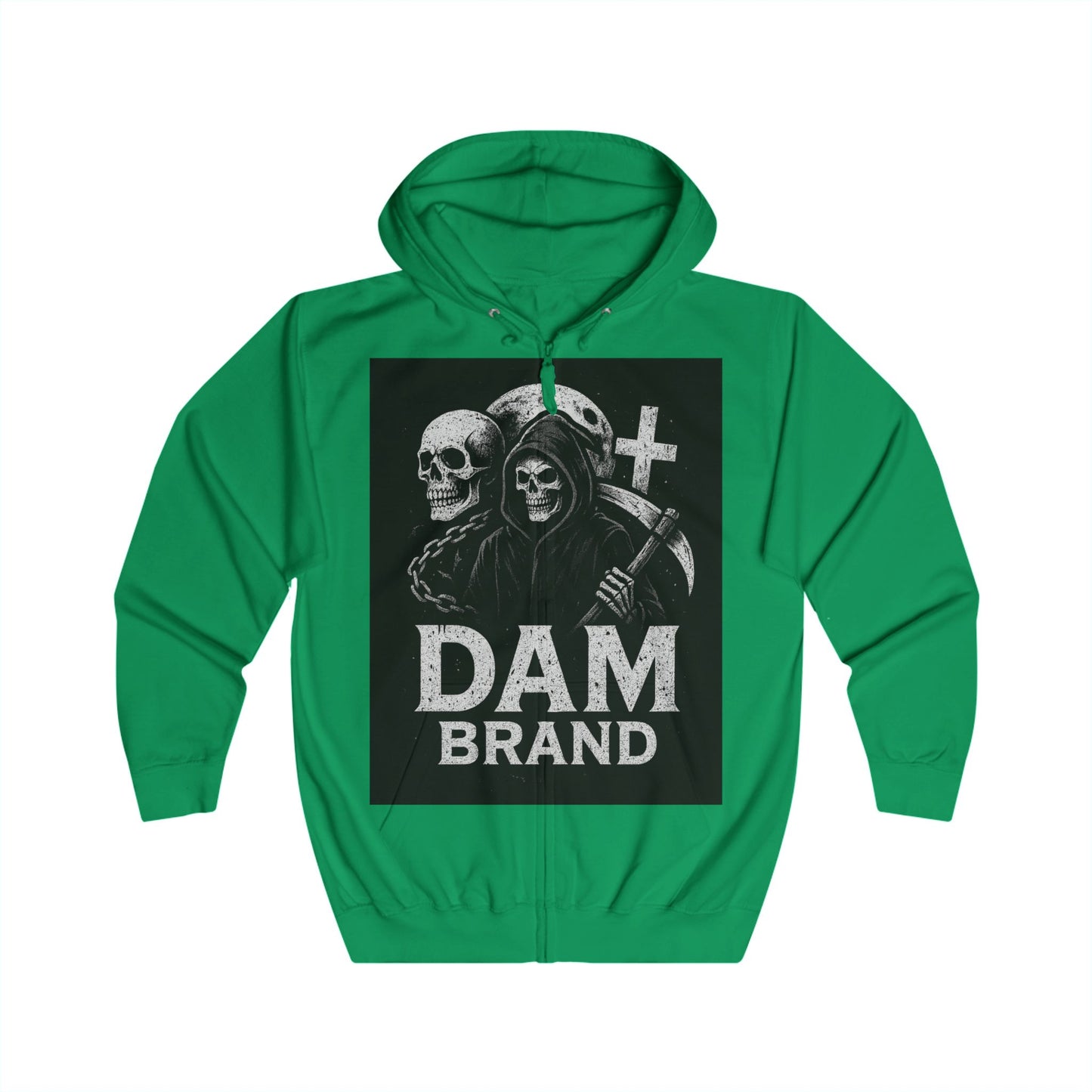 DAM BRAND® Gothic Graphic Halloween Hoodie
