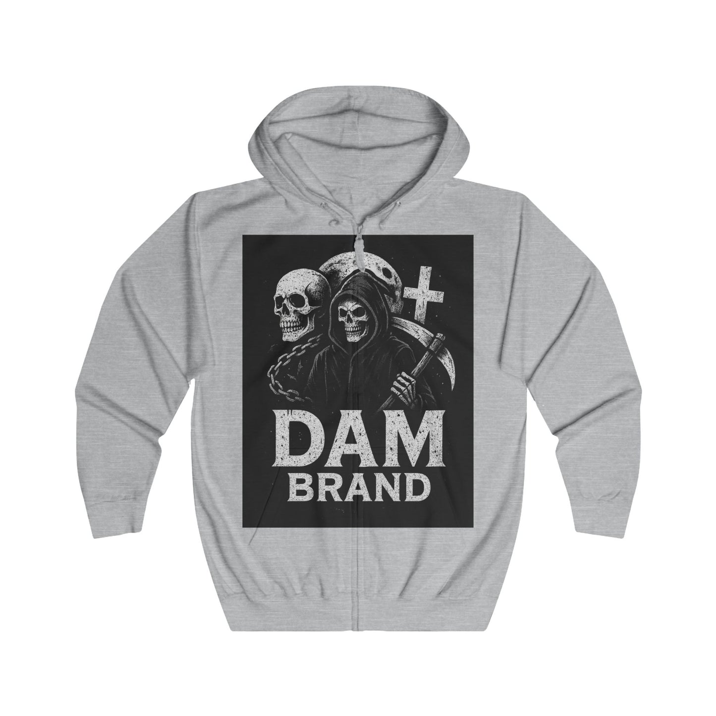 DAM BRAND® Gothic Graphic Halloween Hoodie