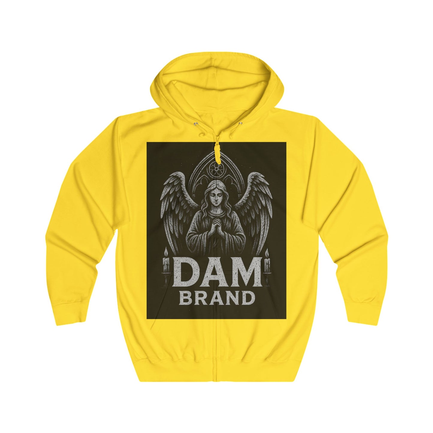 DAM BRAND® Gothic Graphic Hoodie – Halloween Streetwear Edition