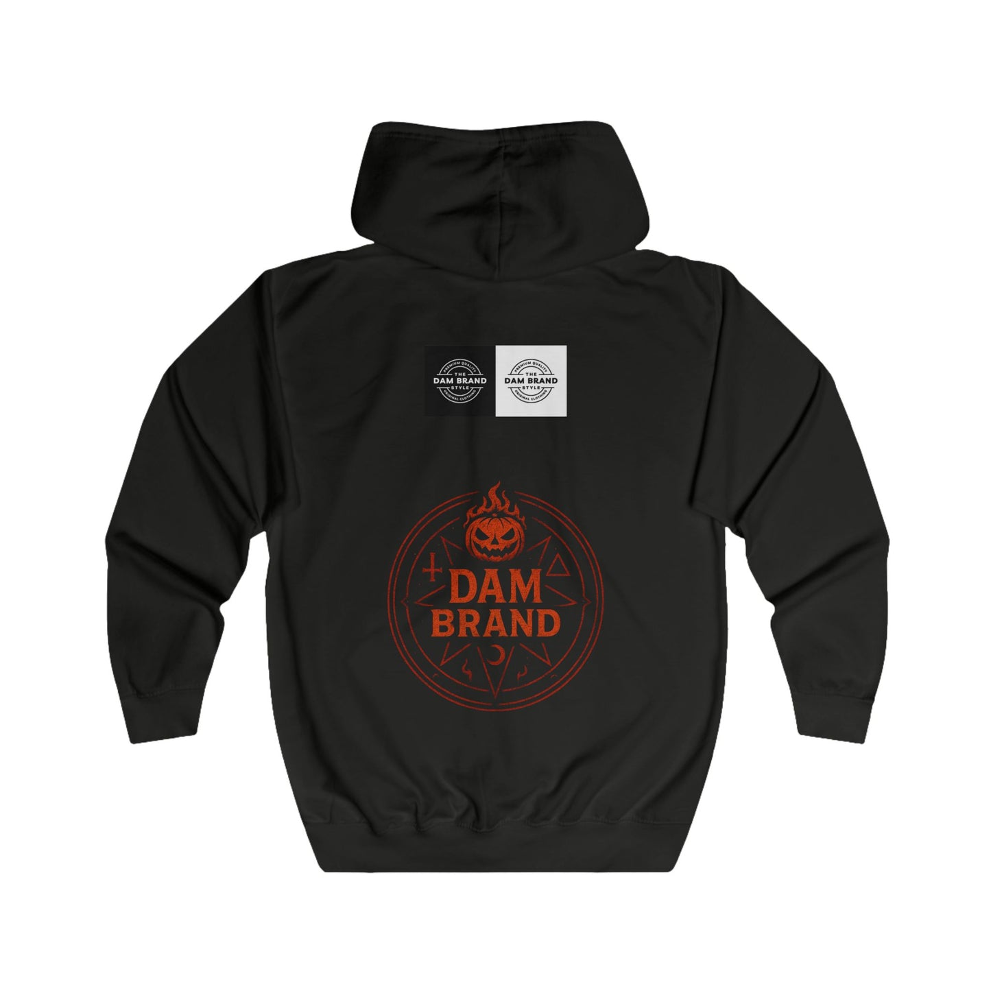 DAM BRAND® Gothic Graphic Halloween Hoodie