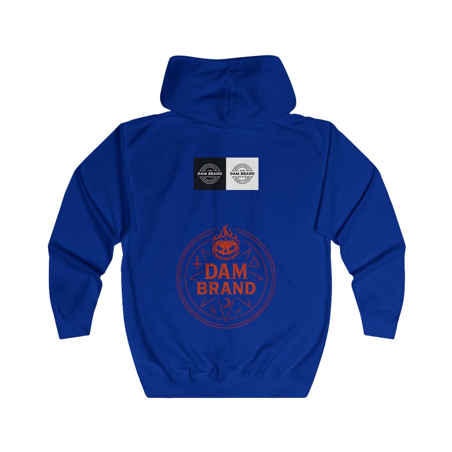 DAM BRAND® Gothic Graphic Hoodie – Halloween Streetwear Edition