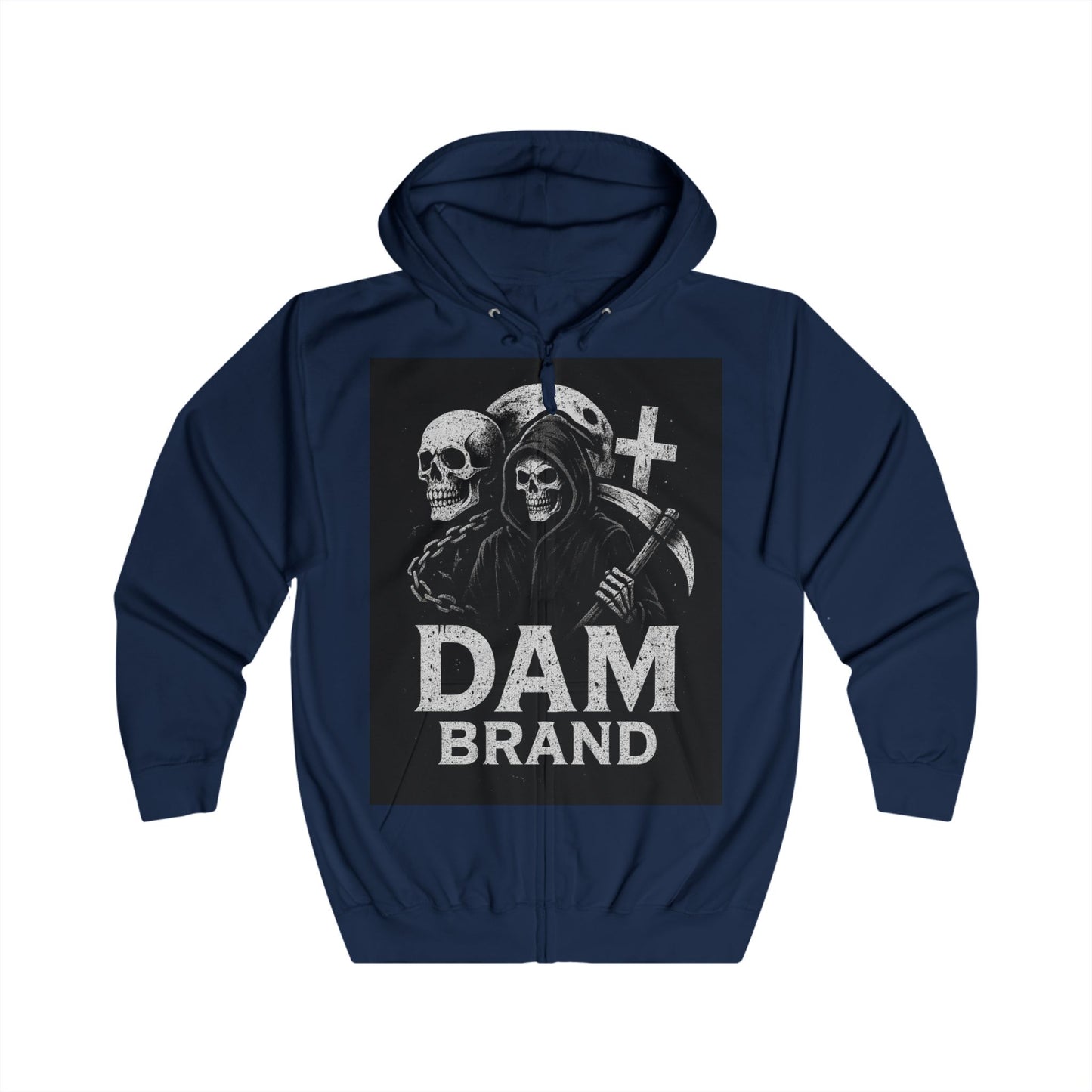 DAM BRAND® Gothic Graphic Halloween Hoodie