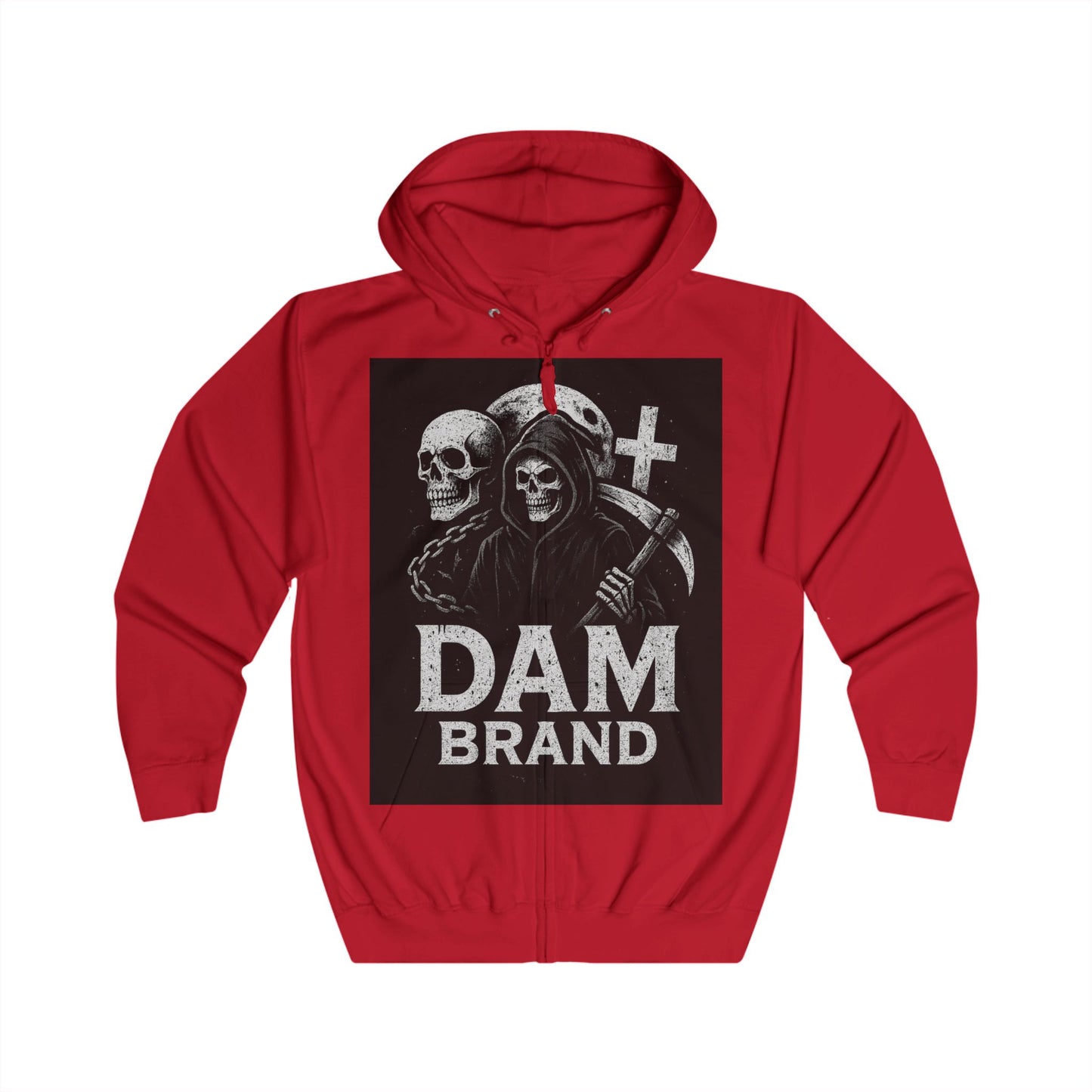 DAM BRAND® Gothic Graphic Halloween Hoodie