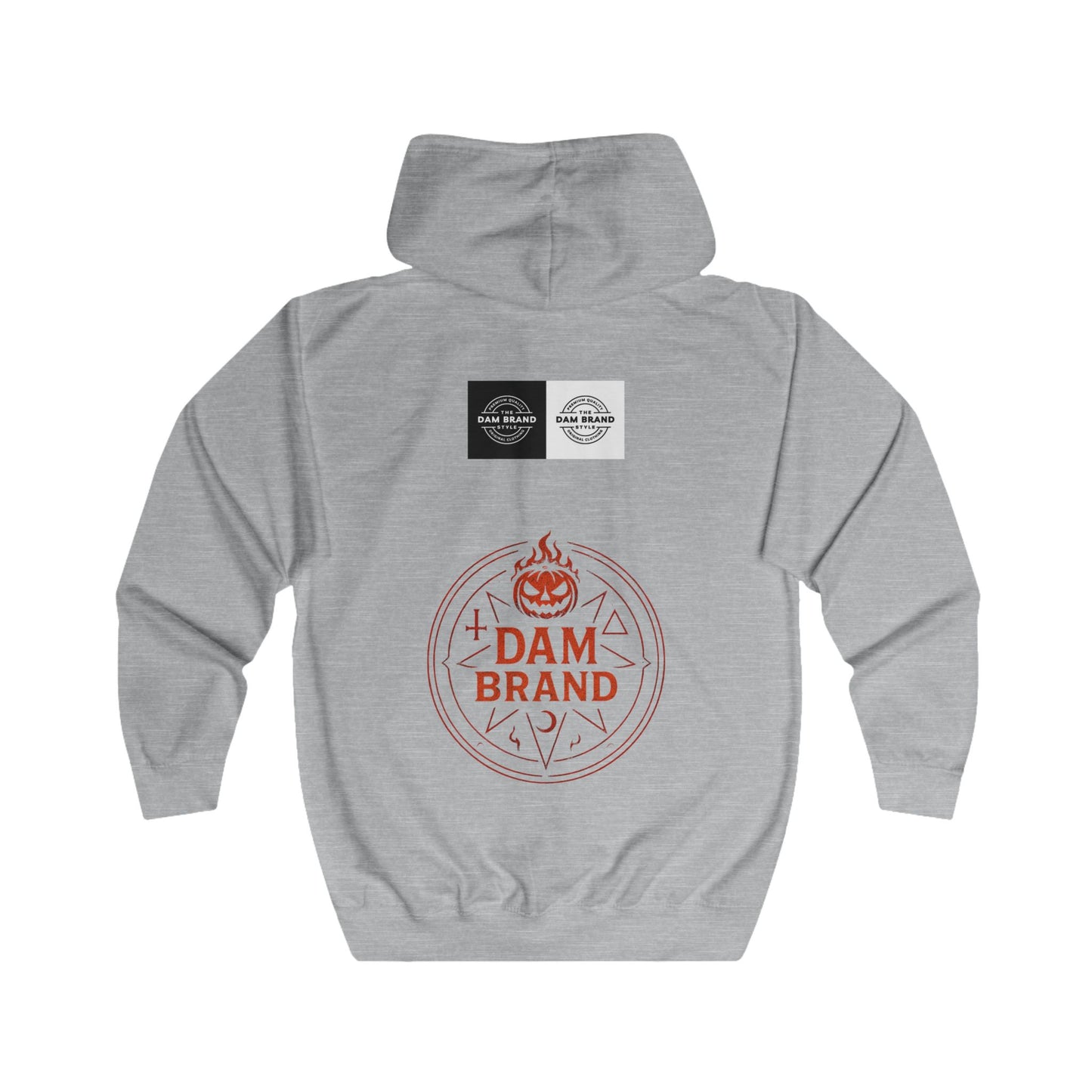 DAM BRAND® Gothic Graphic Halloween Hoodie