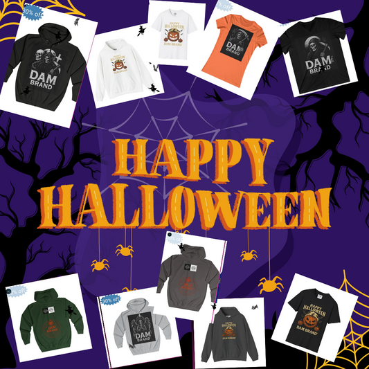 🎃 DAM BRAND® “Spooked Out” Halloween Drop — Where Streetwear Meets the Supernatural