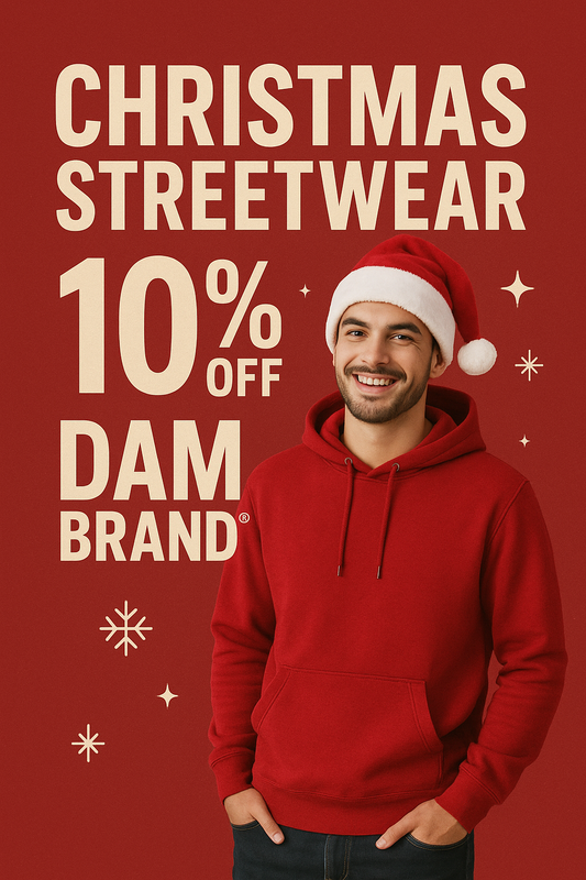 🎄💧 The Christmas Drip: DAM BRAND® Brings Streetwear to the Holidays