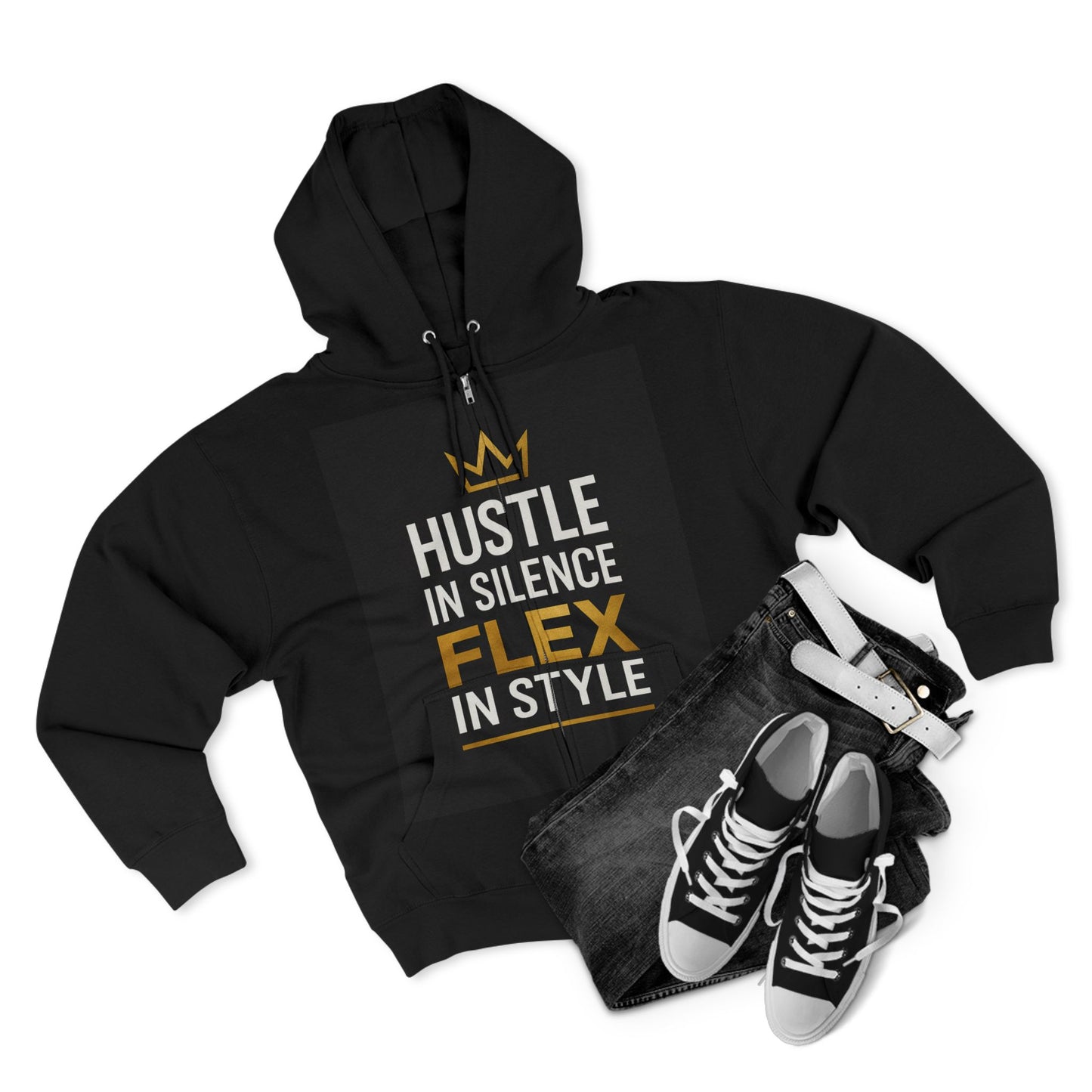 DAM BRAND®  Hustle Mode Crown Hoodie