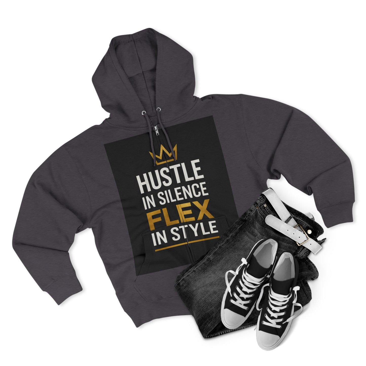 DAM BRAND®  Hustle Mode Crown Hoodie