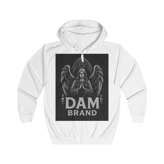 DAM BRAND® Gothic Graphic Hoodie – Halloween Streetwear Edition